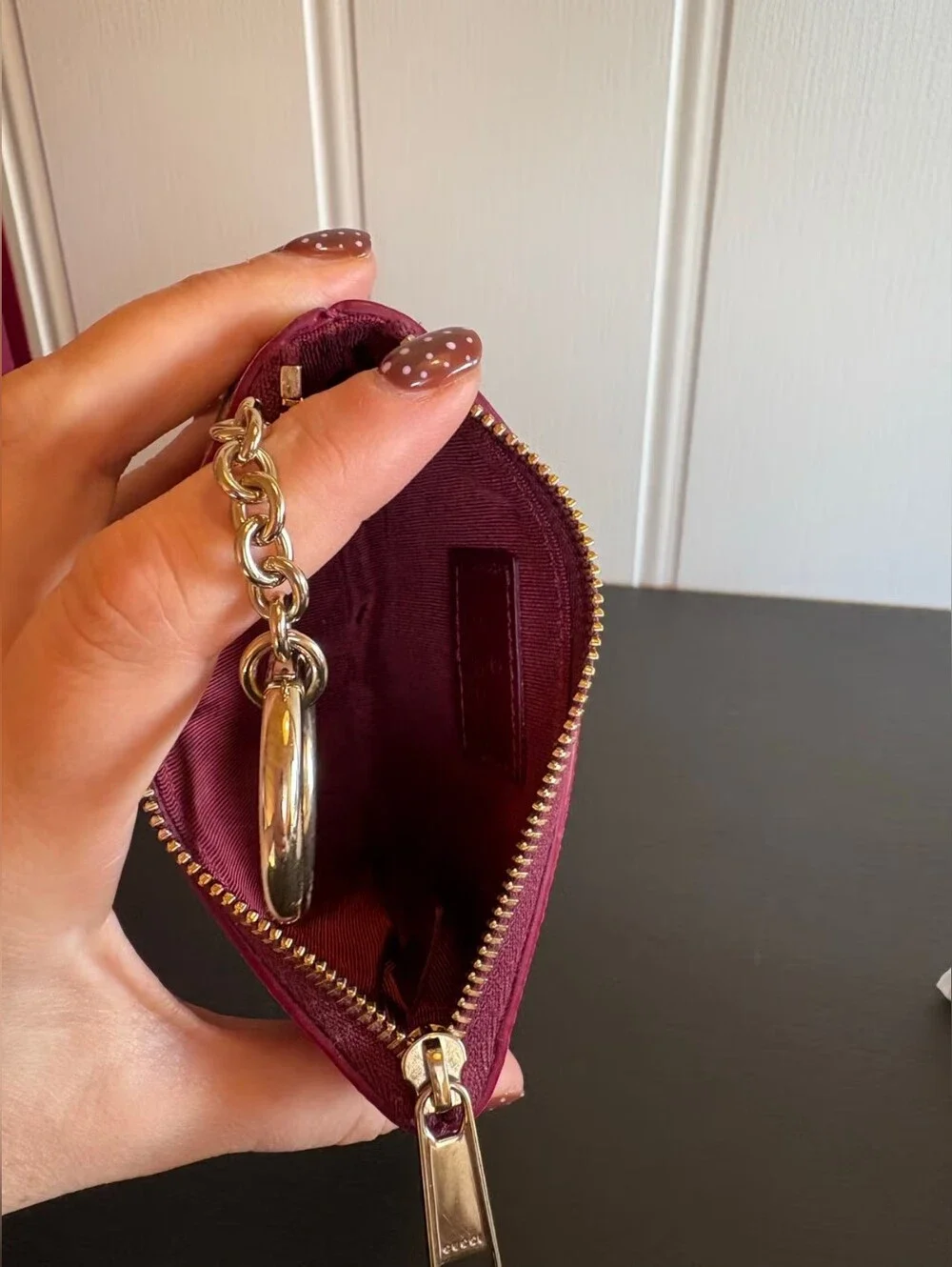 Gucci Dog-pattern GG Card Case